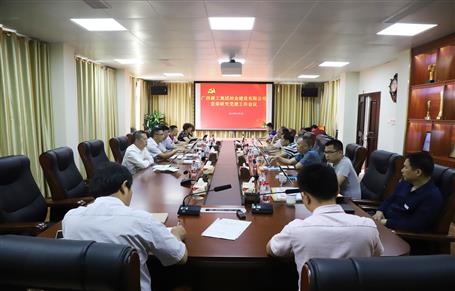 公司党委专题研究党918博天娱乐庄闲作