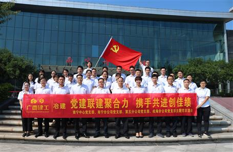 南宁区域各支部团结开展主题党日运动